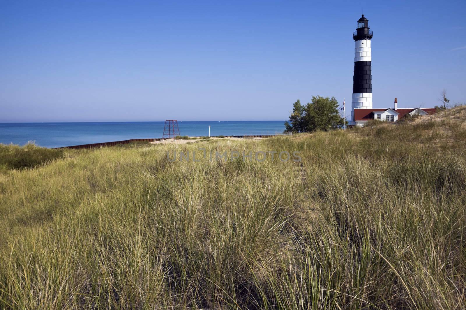 Big Sable Point Lighthouse, Michigan, USA.