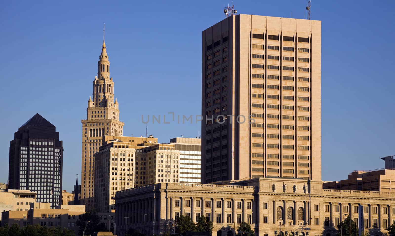 Panorama of Cleveland, Ohio.