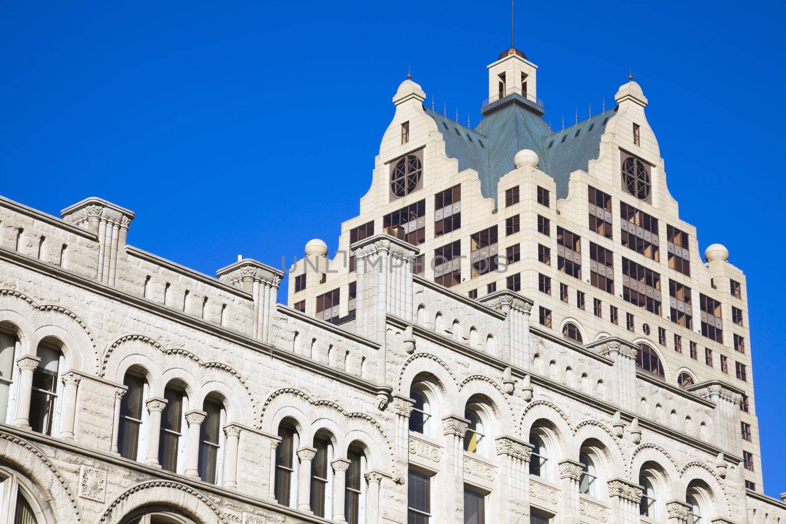 Milwaukee, Wisconsin, USA - old and new