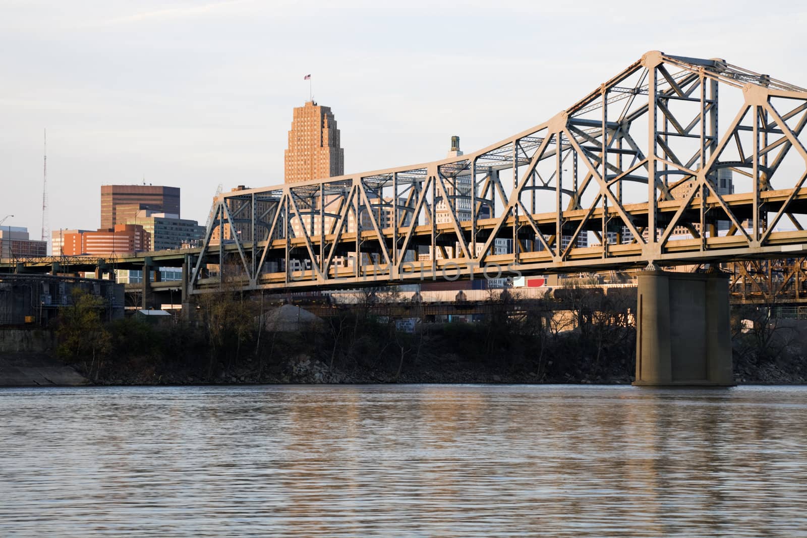 Bridge between Ohio and Kentucky  by benkrut