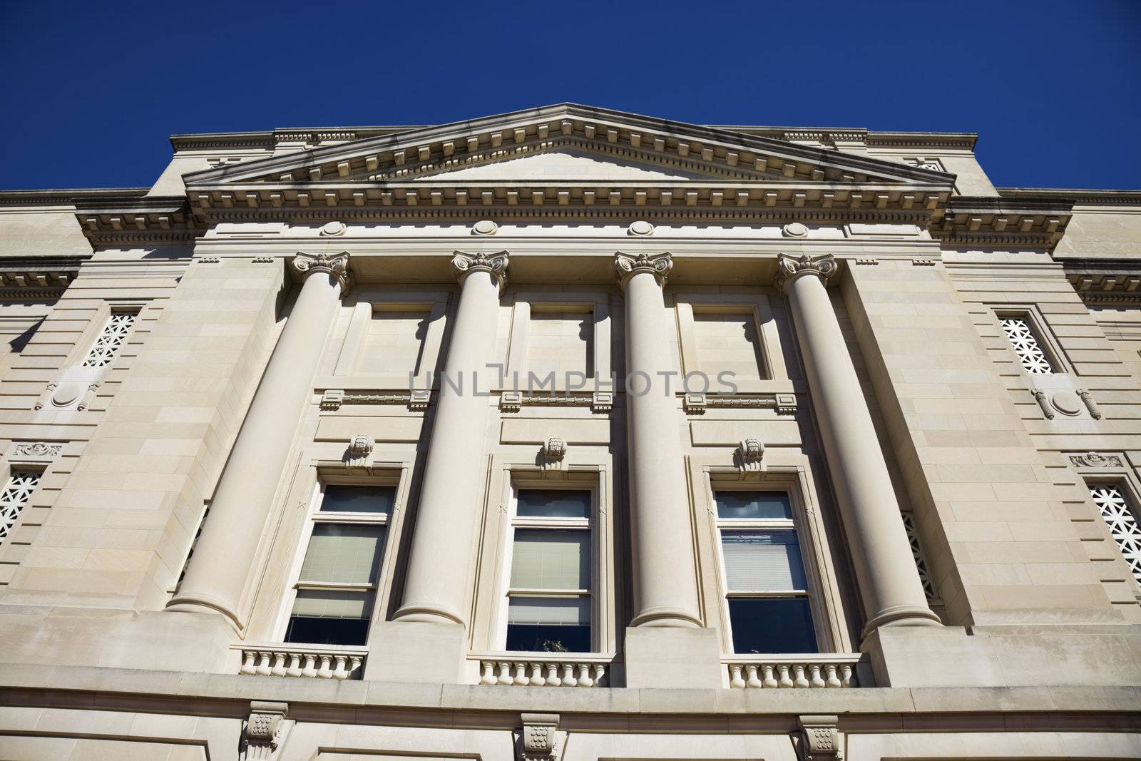 Facade of State Capitol in Frankfort by benkrut