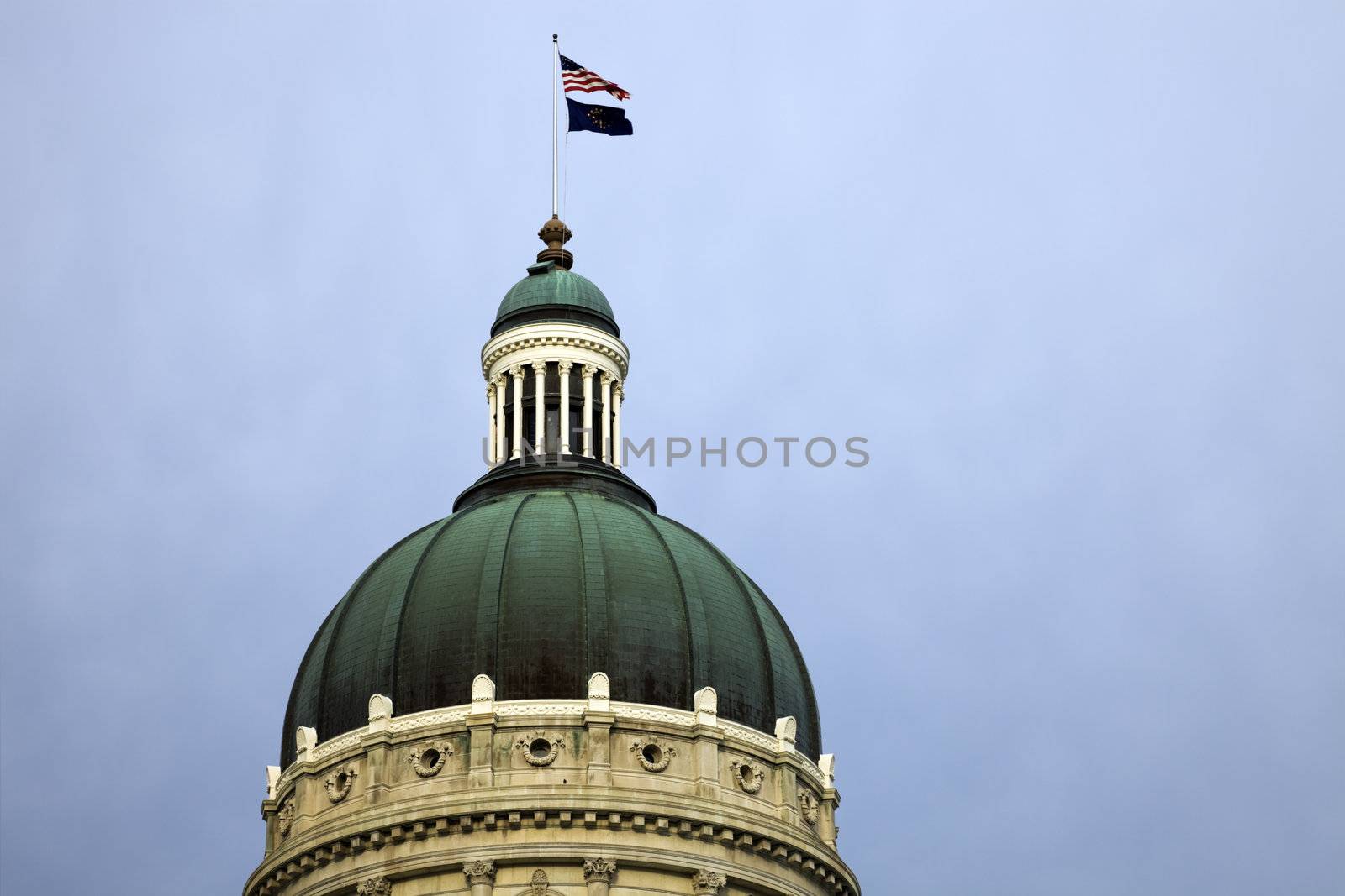Dome of State Capitol by benkrut