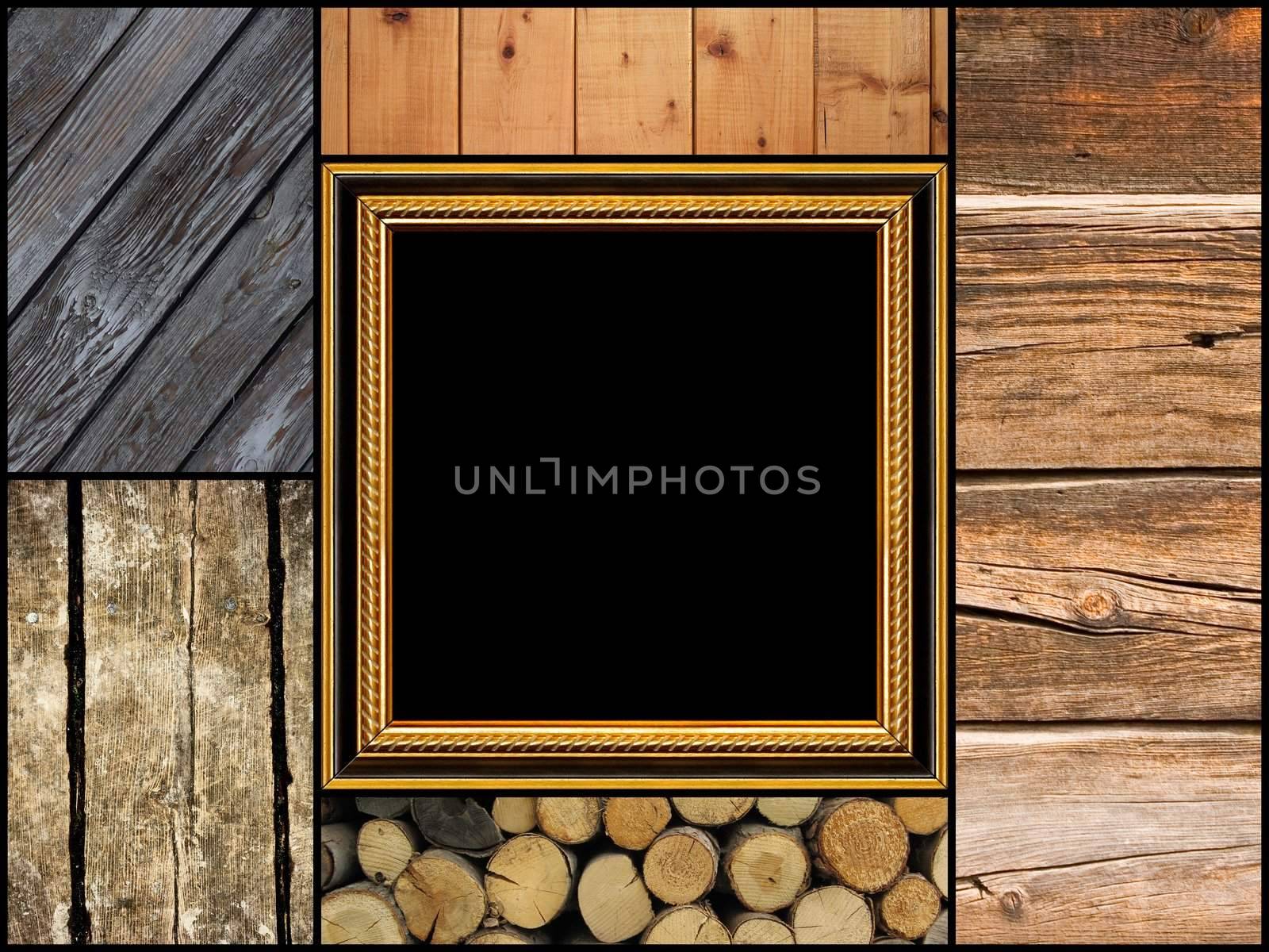 Wood collage by Baltus