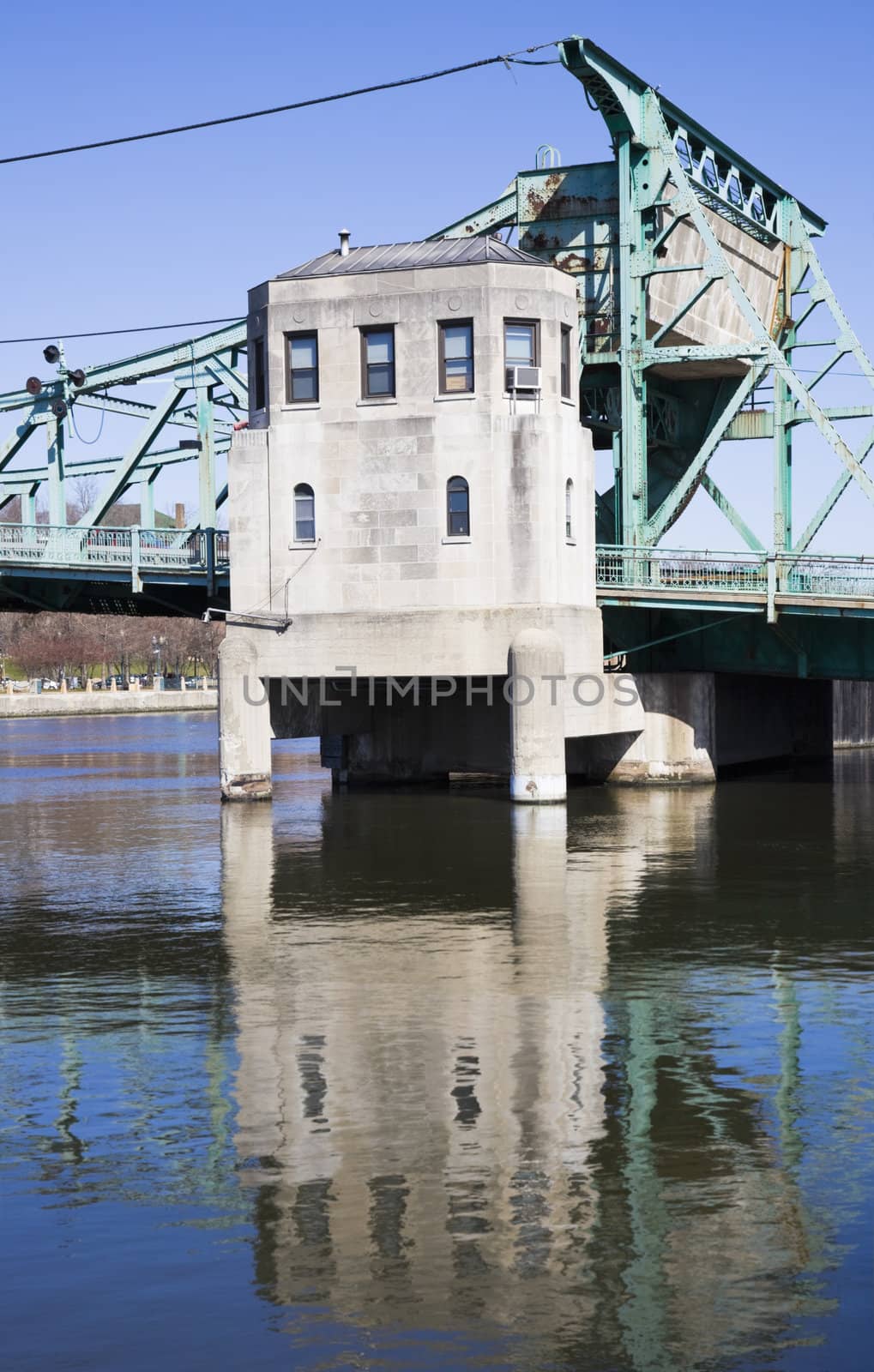 Details of Historic bridge in Joliet, Illinois.