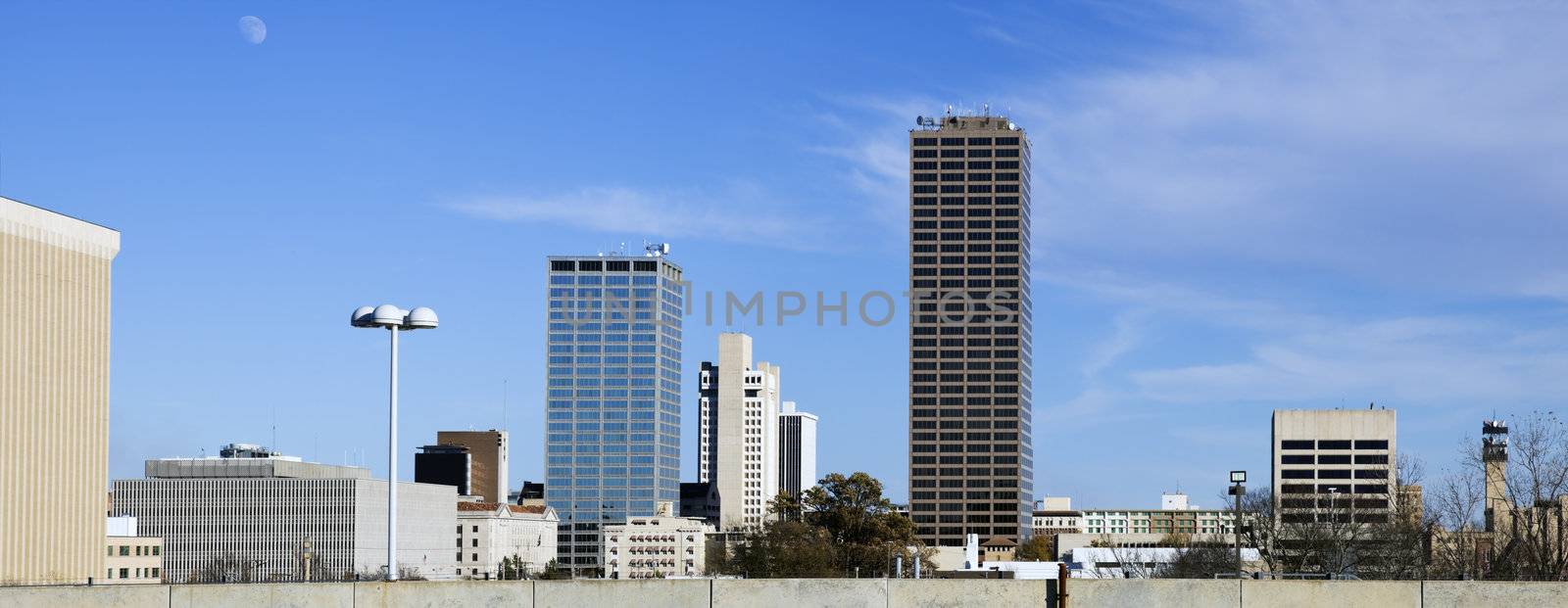 Panoramic Little Rock, Arkansas, USA, North America.