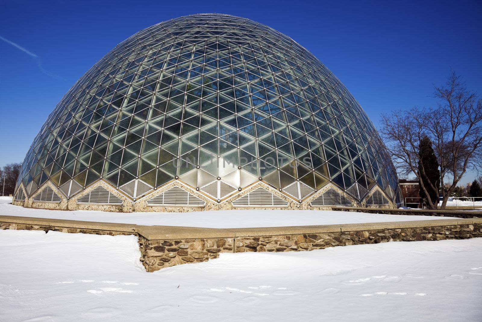 Dome of a Botanic Garden in Milwaukee, Wisconsin
