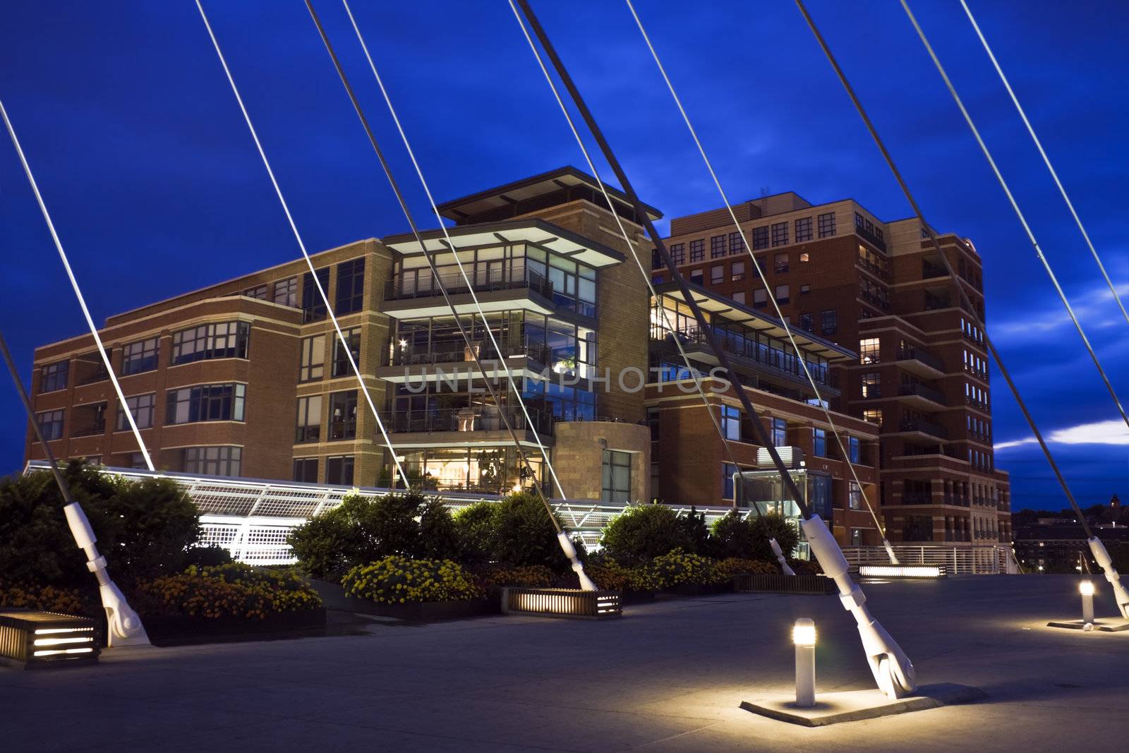 Modern Architecture of Denver, Colorado.