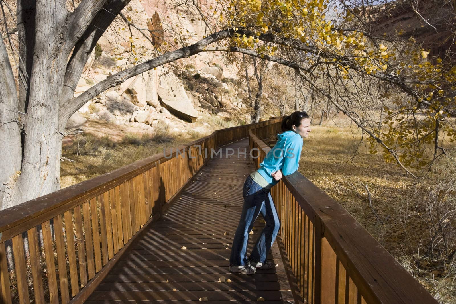 Tourist in Capitol Reef National Park by benkrut