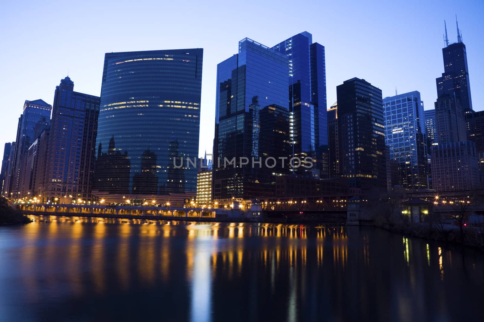 Blue Morning in Chicago, IL.