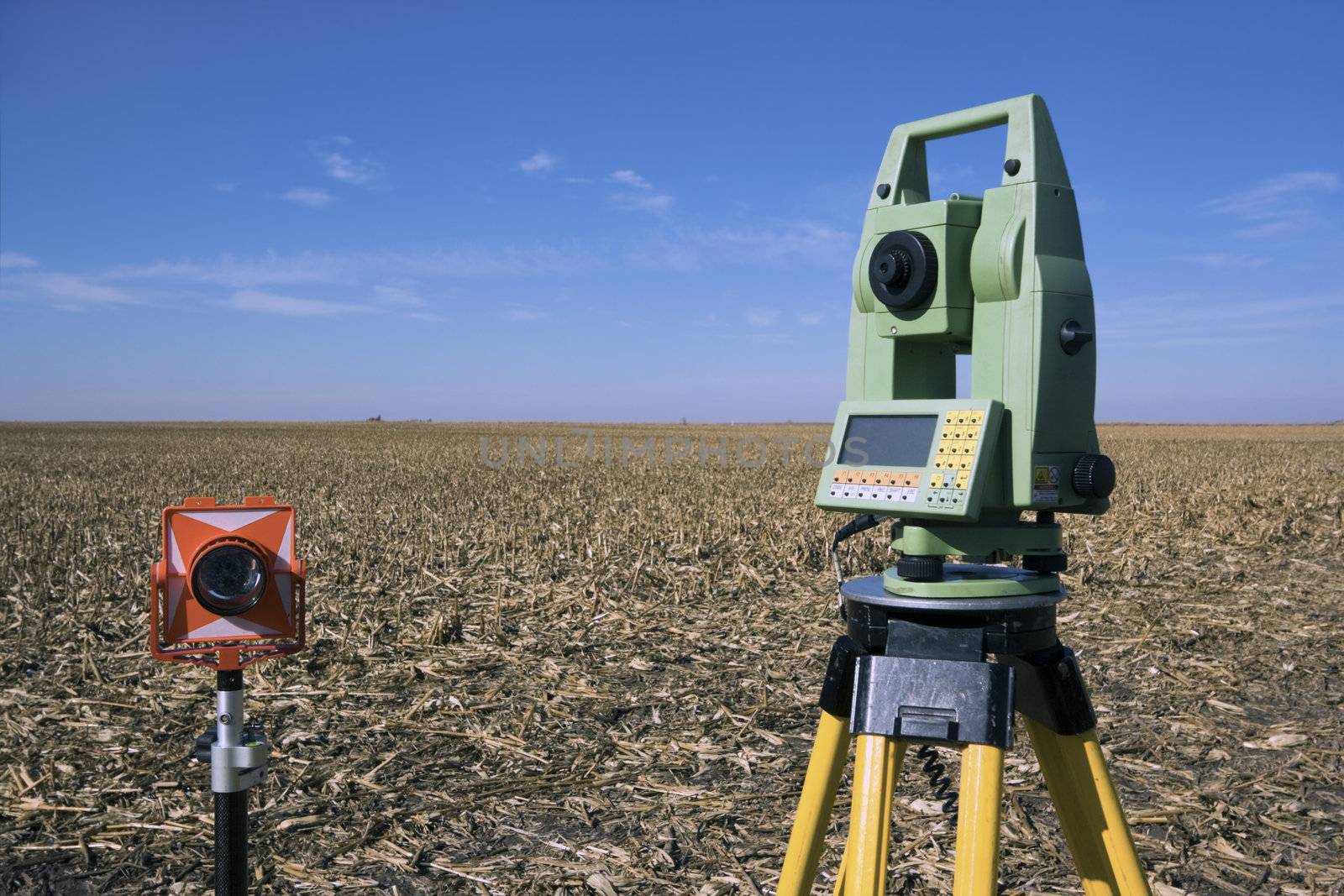 Surveying Equipment in the field by benkrut