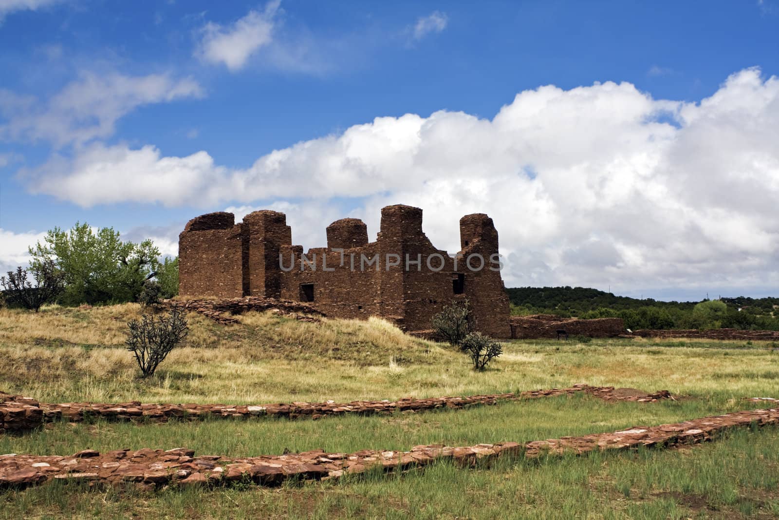 Abo Pueblo Ruins by benkrut