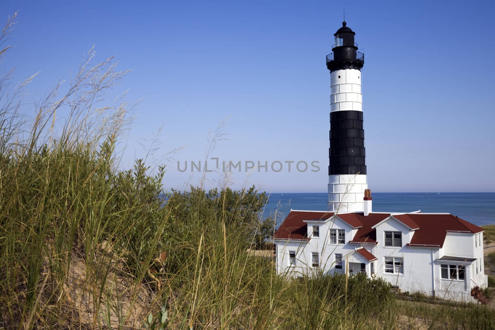 Big Sable Point Lighthouse, Michigan, USA.
