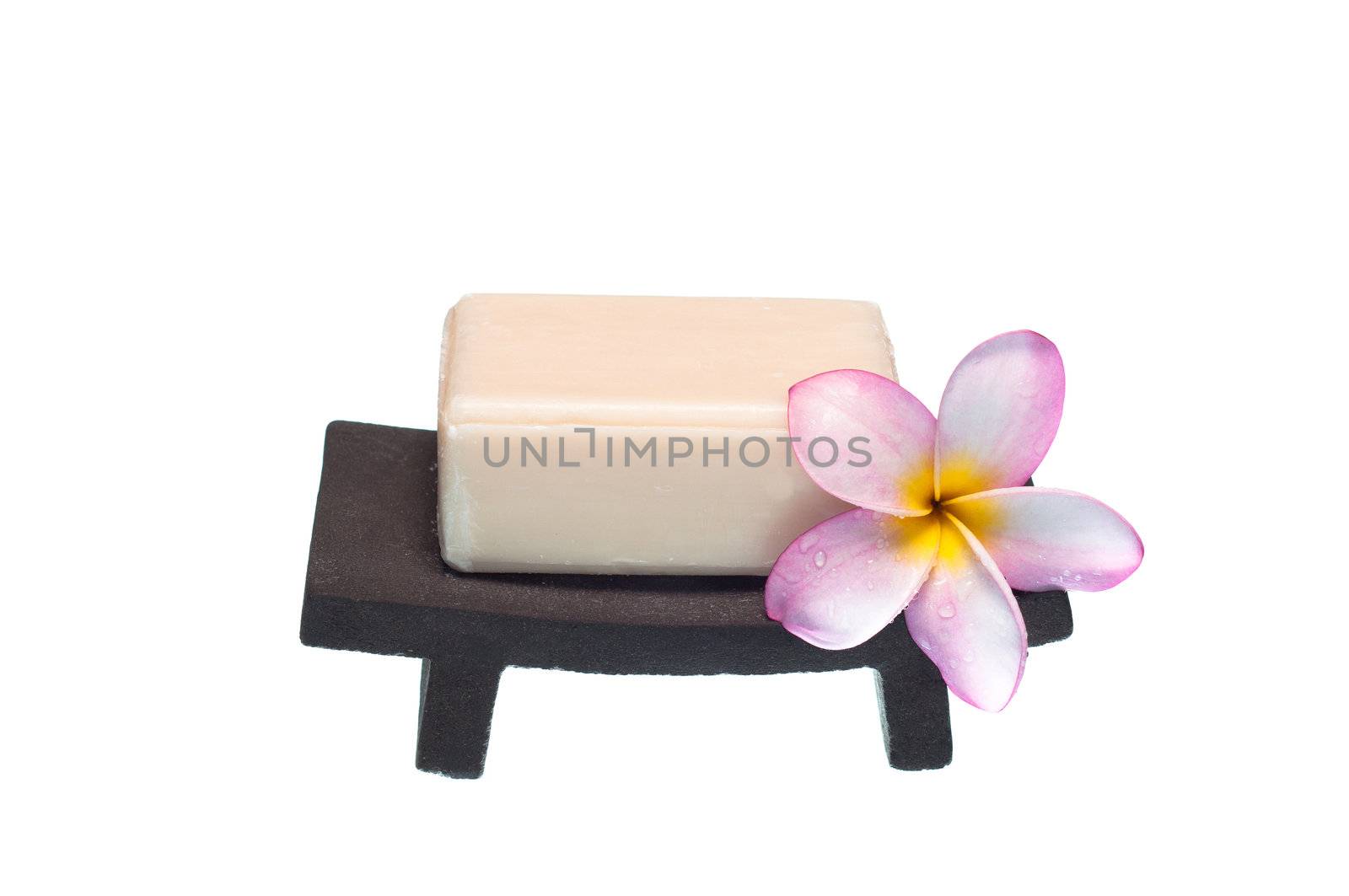 Zen Soap-dish with Flower by timh