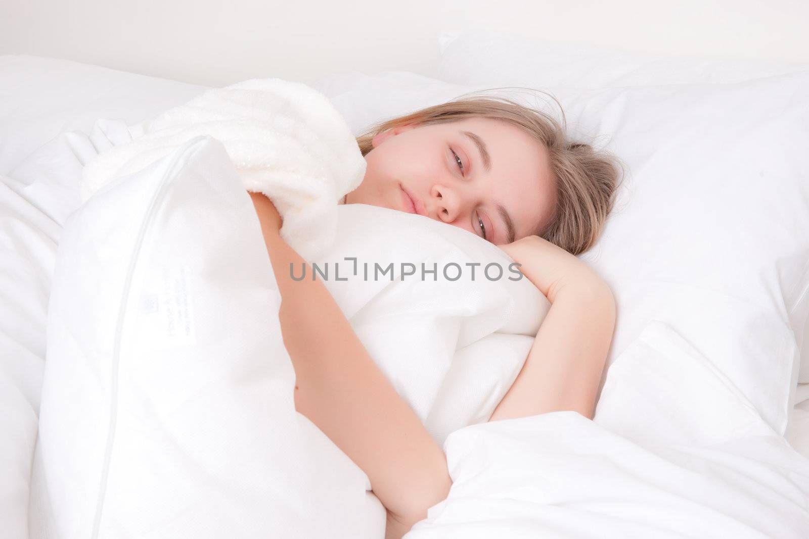 woman in bed by clearviewstock