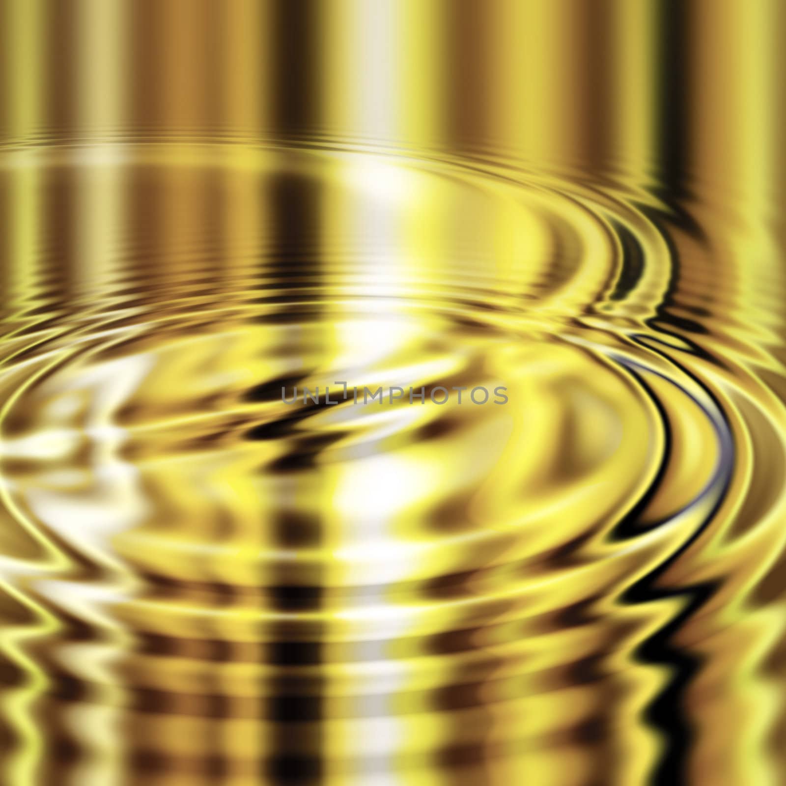 ripples in the liquid molten gold golden metal