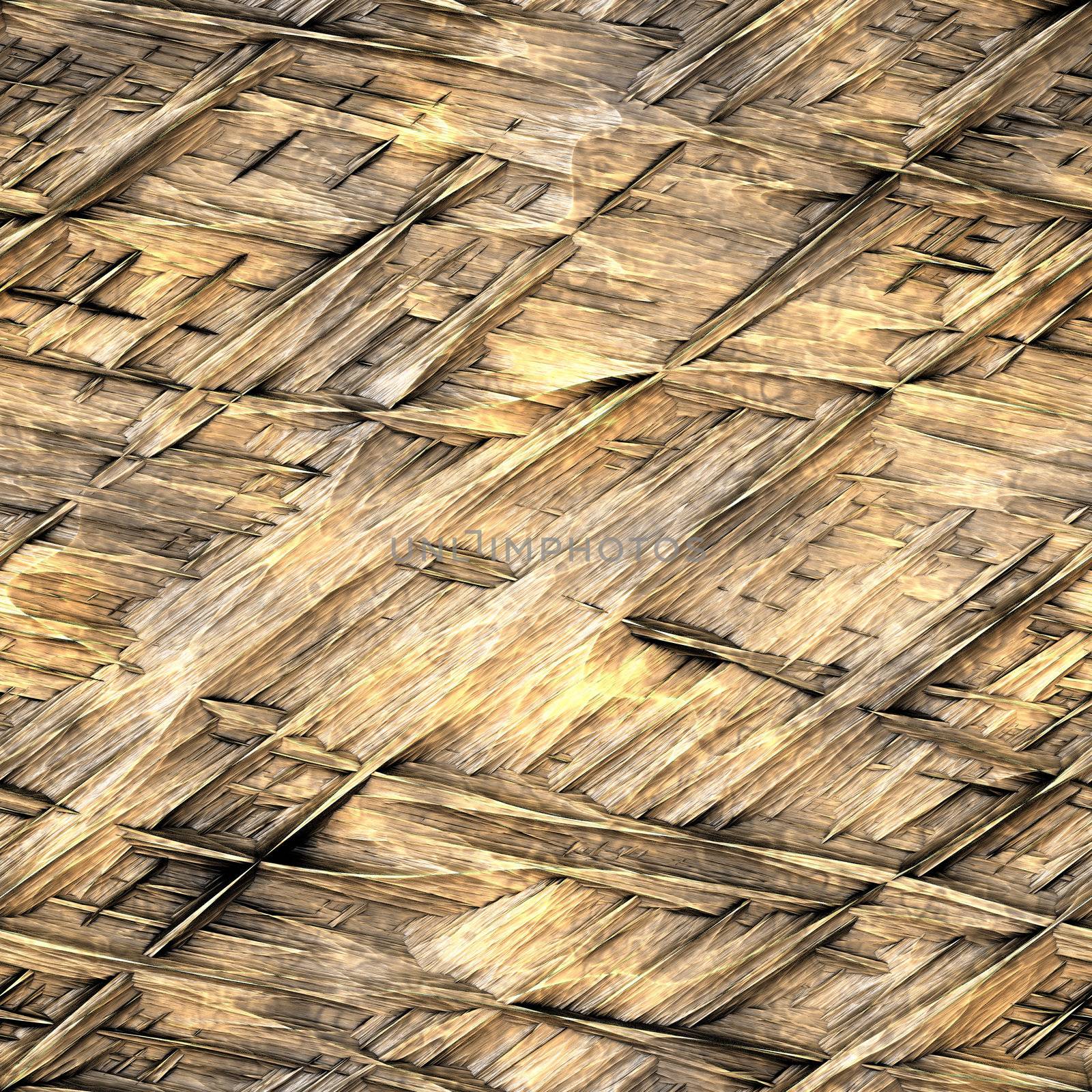 background illustration of straw thatch 