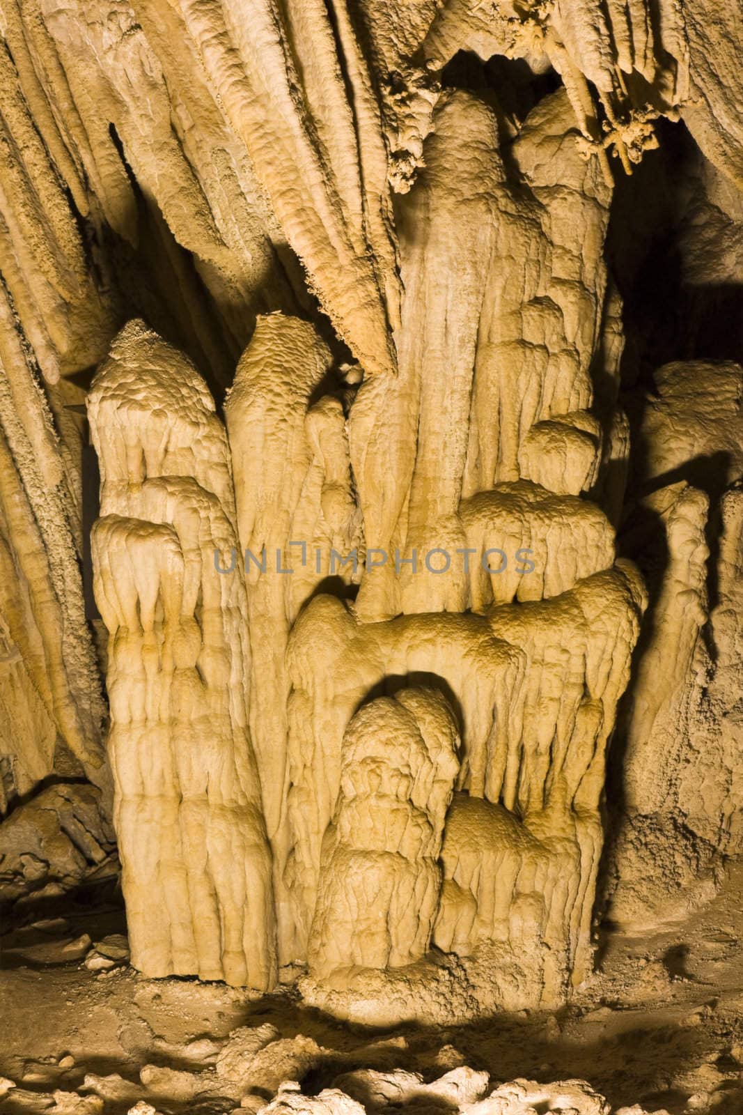 Formations of Carlsbad Cavern National Park. New Mexico.