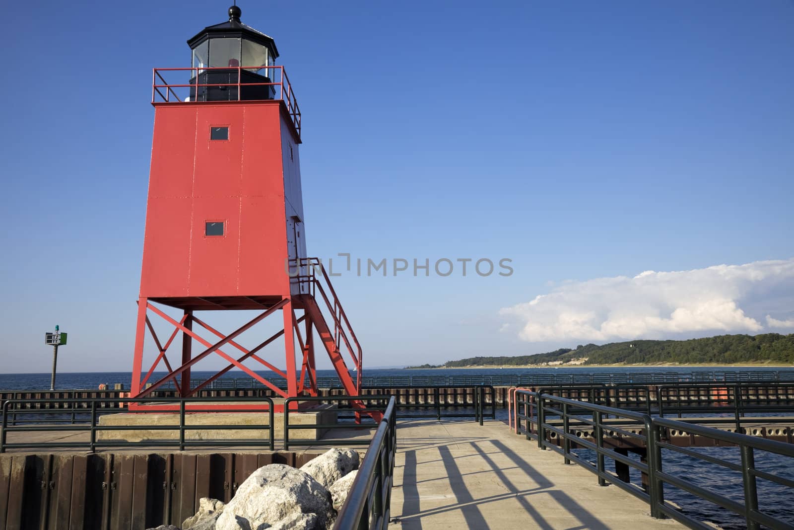 Charlevoix South Pier, Michigan, USA.