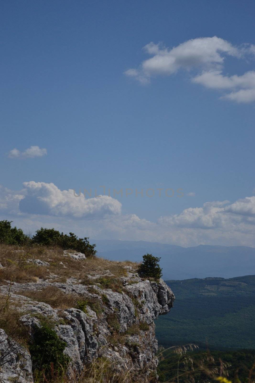 The Crimean mountain view