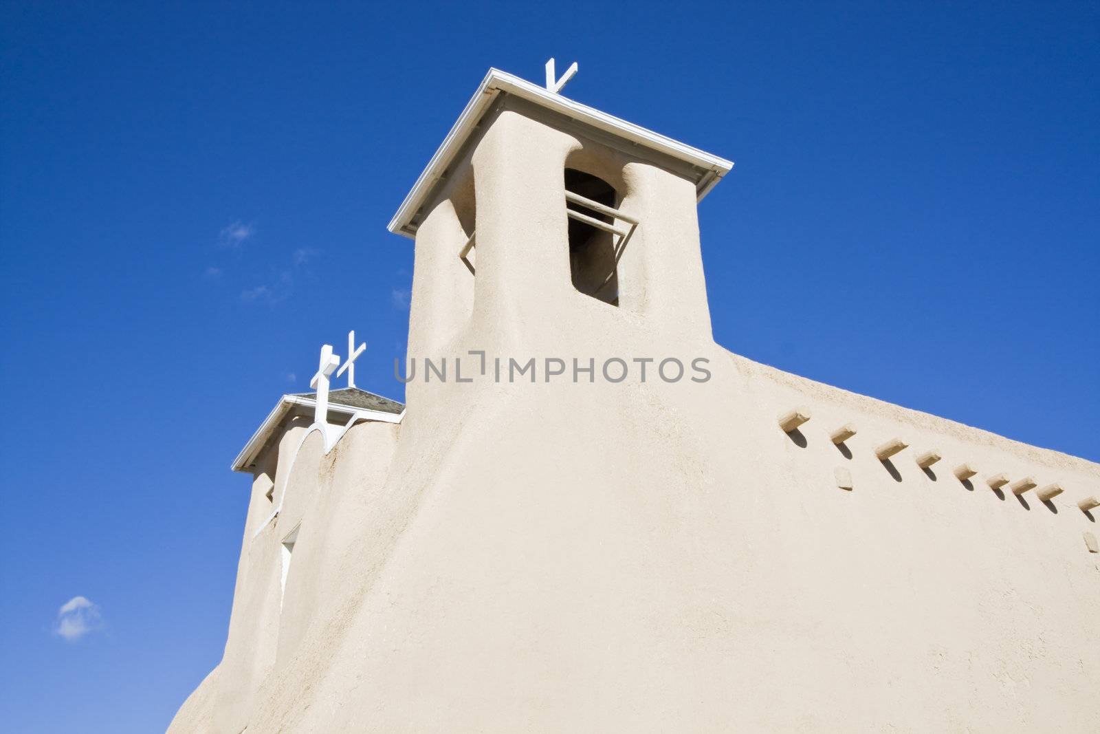 Church in Taos by benkrut