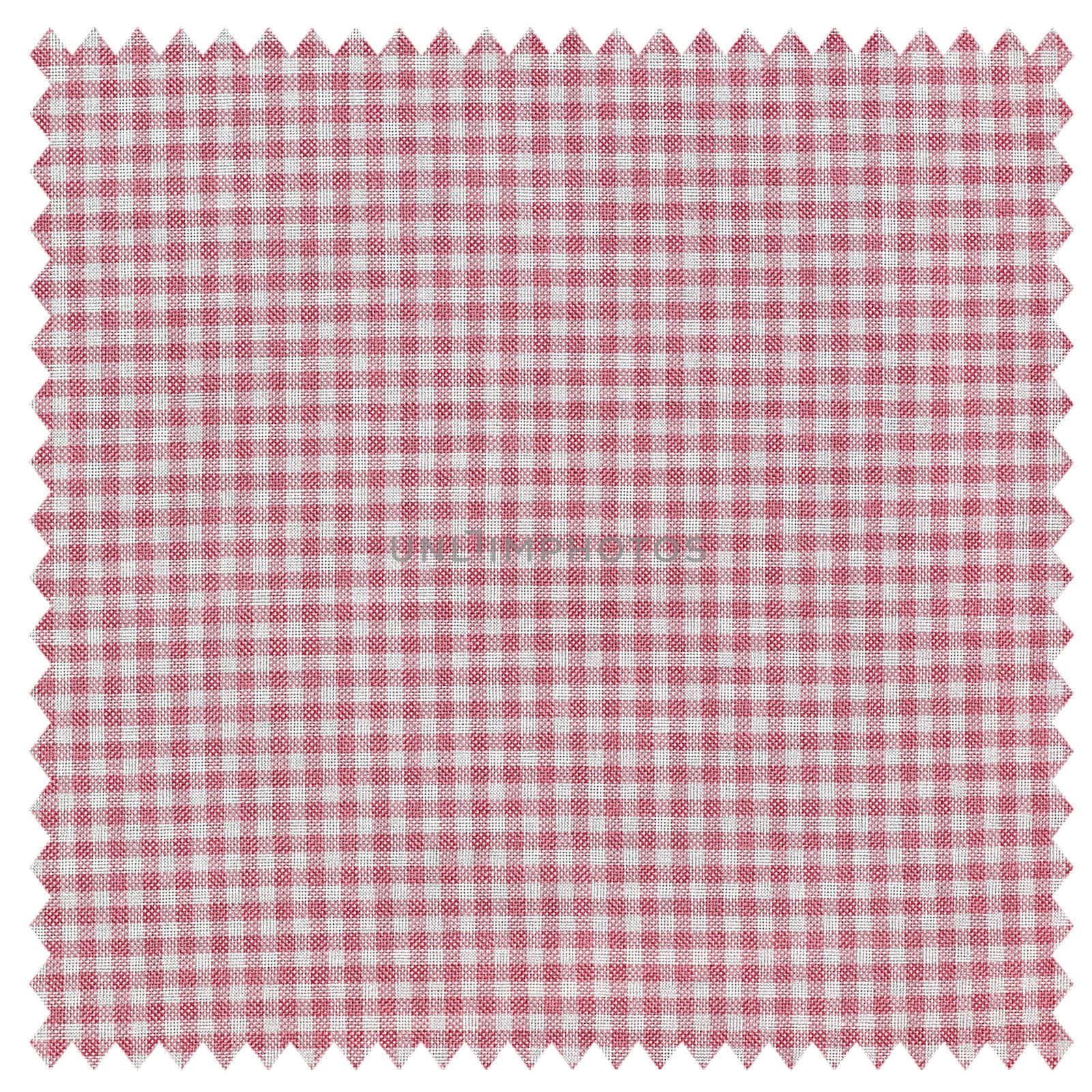 A fabric sample isolated over white background