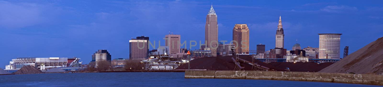 XXXL - Evening in Downtown Cleveland, Ohio.