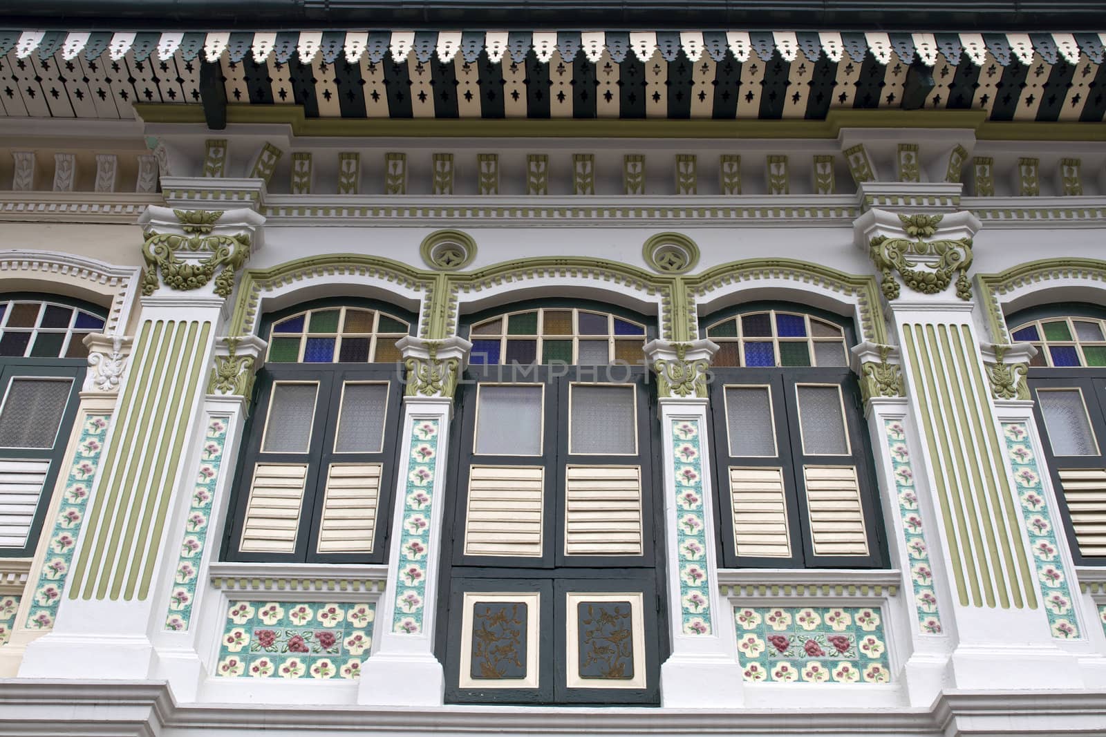 Historic Colorful Peranakan House 5 by Davidgn