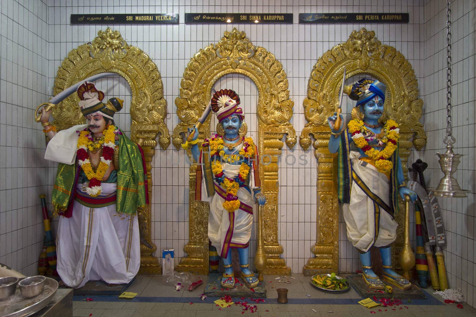 Sri Veeramakaliamman Hindu Temple Deities by Davidgn