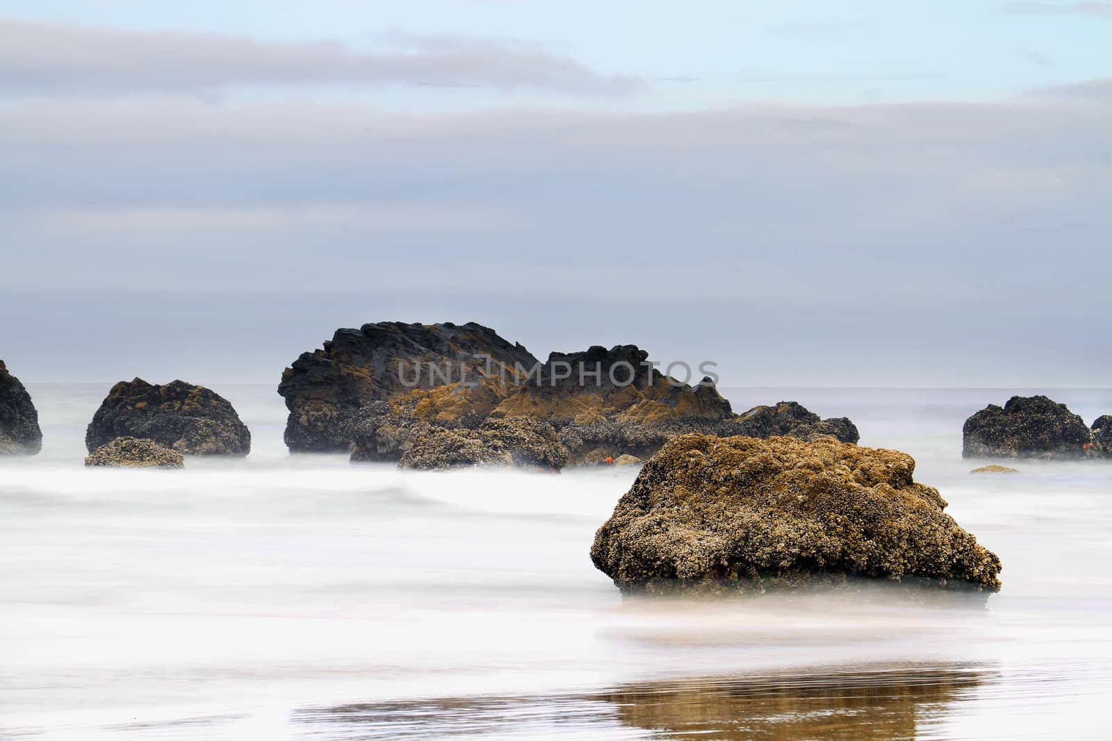 Cannon Beach Early Morning Pacific Ocean Mist