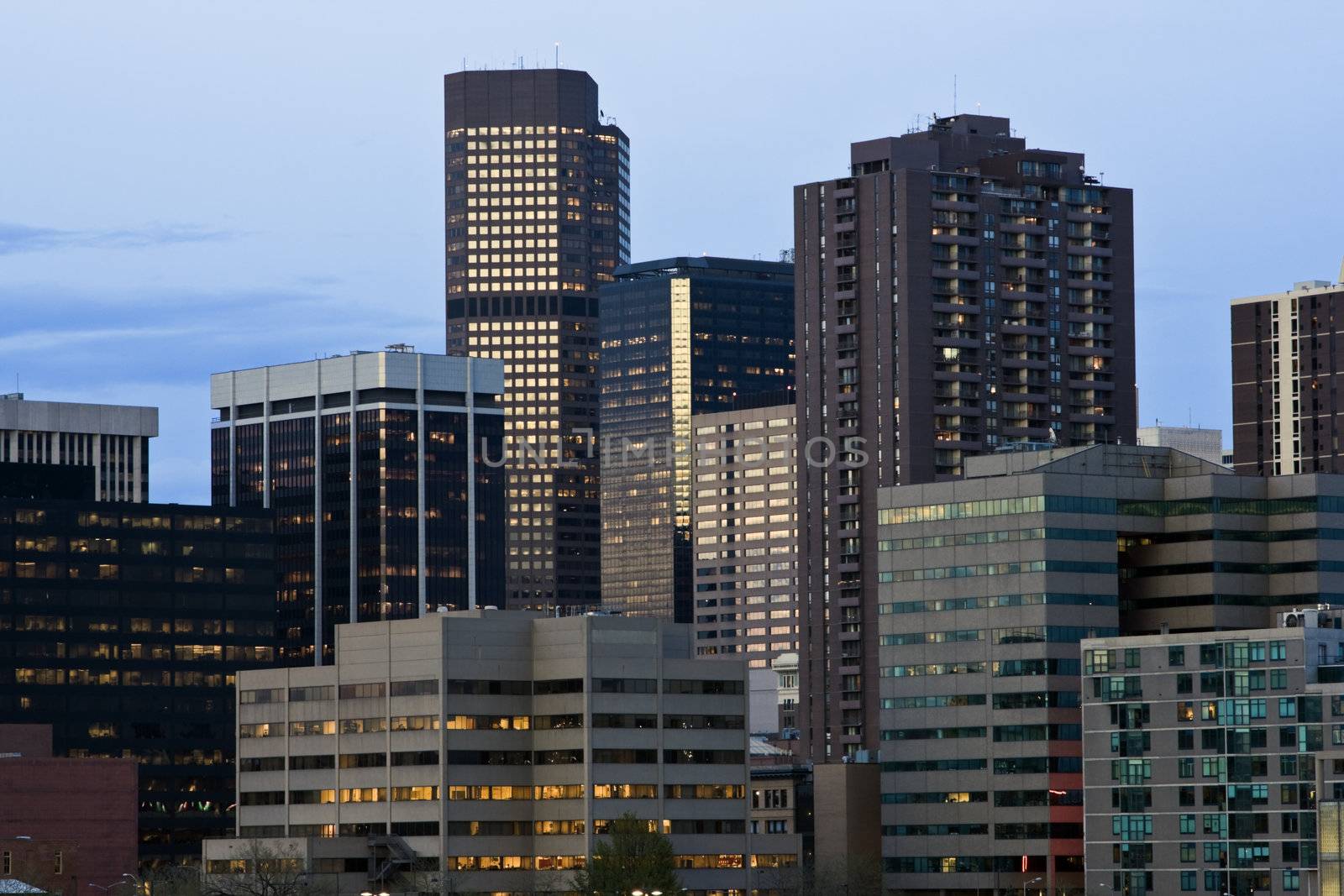 Getting dark in Denver by benkrut
