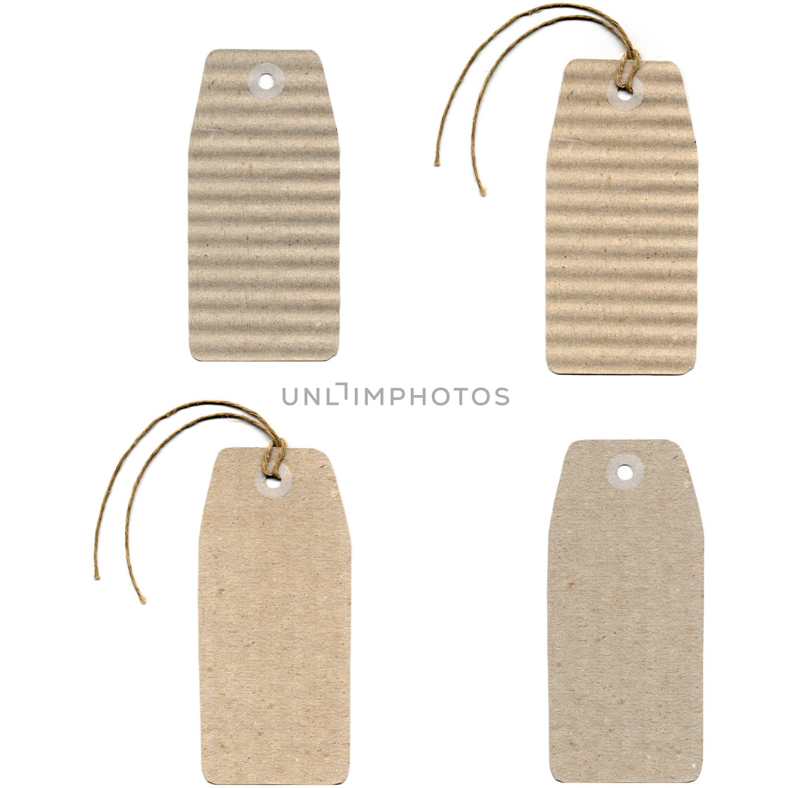 A paper tag or label or sticker