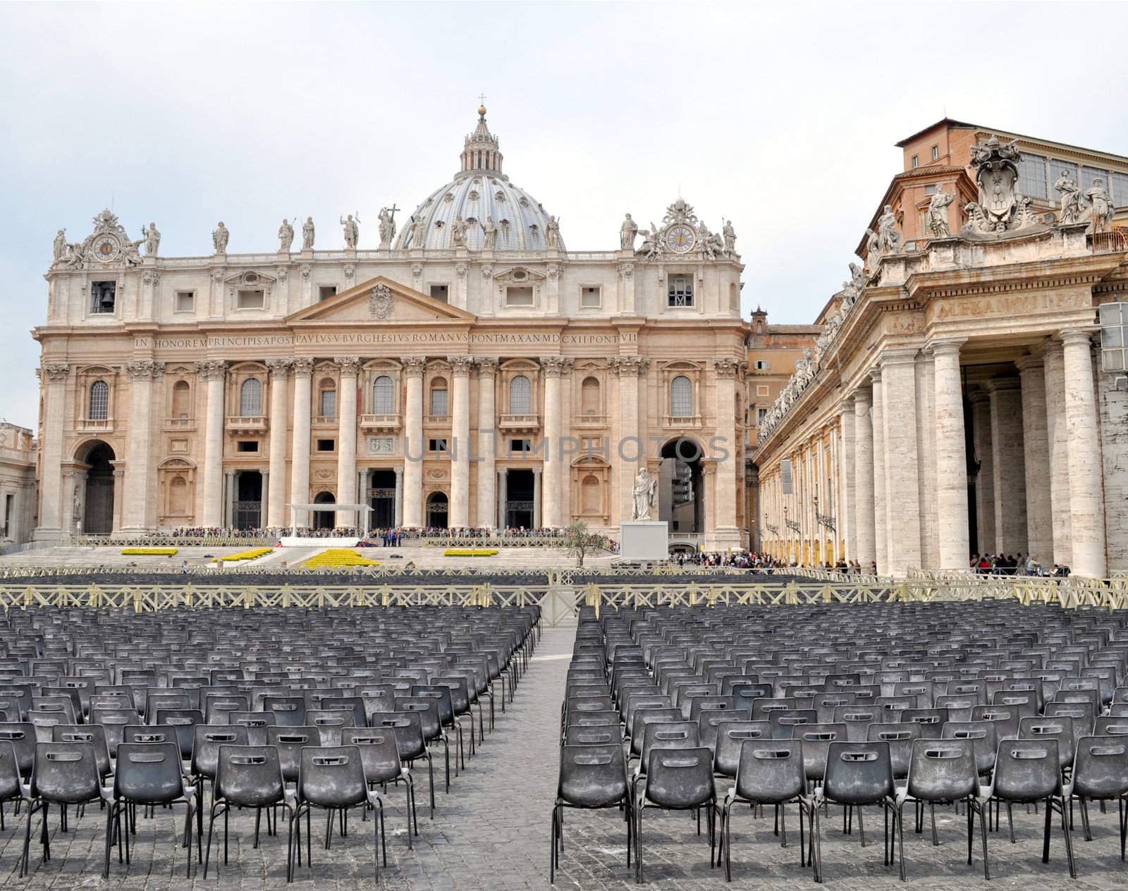 Basilica church of Saint Peter (San Pietro), Rome, Italy