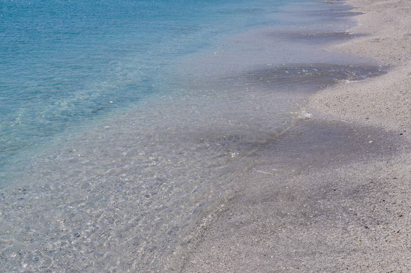 The Stintino beach in Sassari, Sardinia, Italy