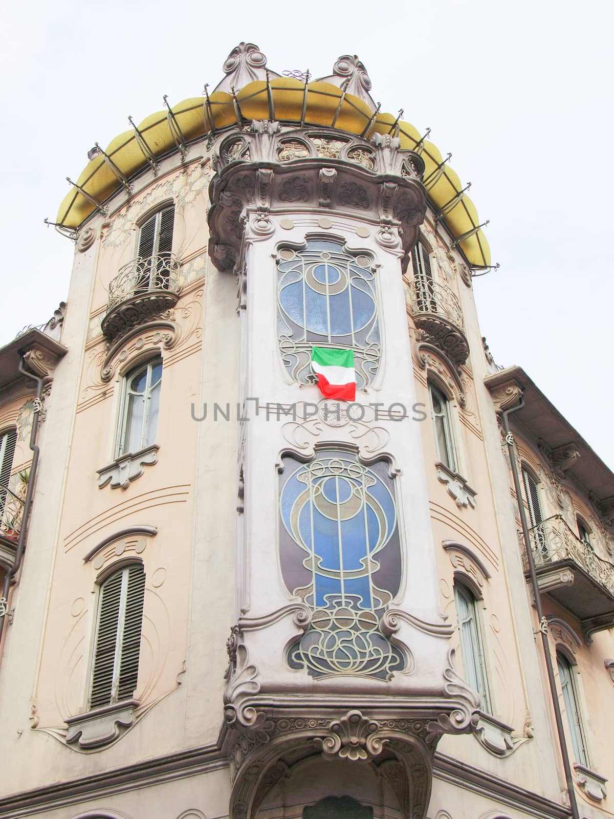 Casa Fleur Fenoglio in Turin Italy ancient liberty architecture