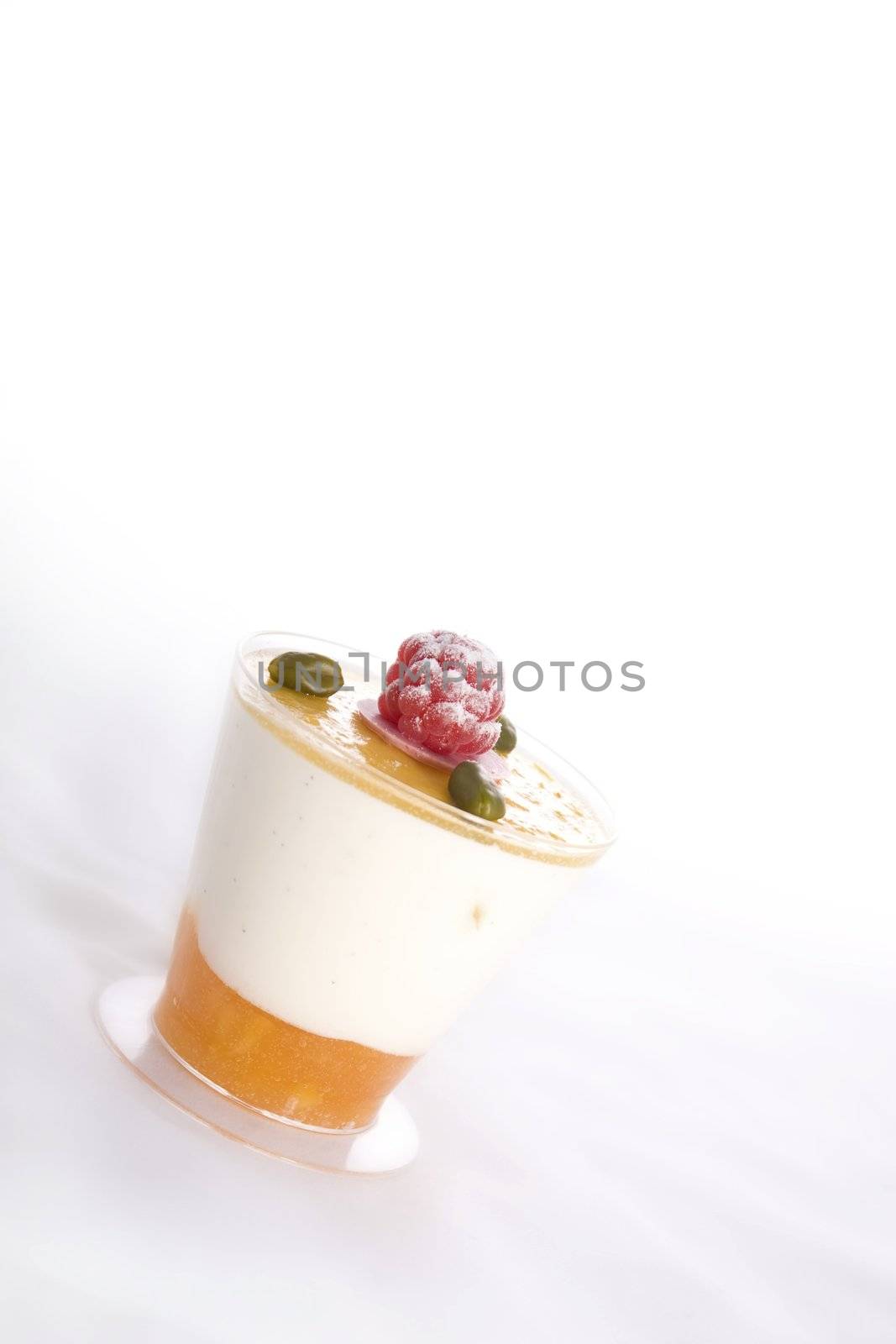 Cup of Mango Vanilla Mousse by charlotteLake