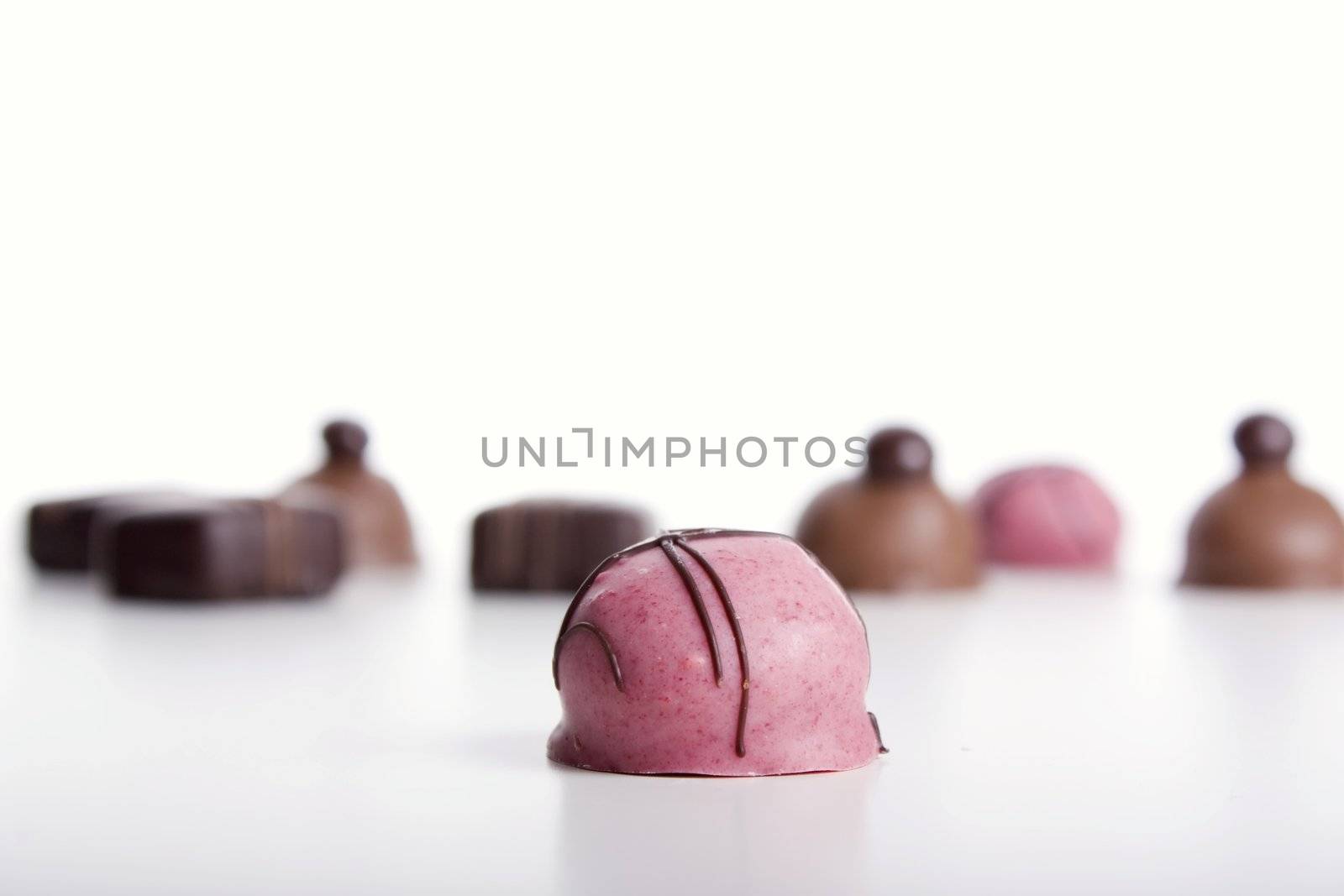 Raspberry and Chocolate Candy by charlotteLake