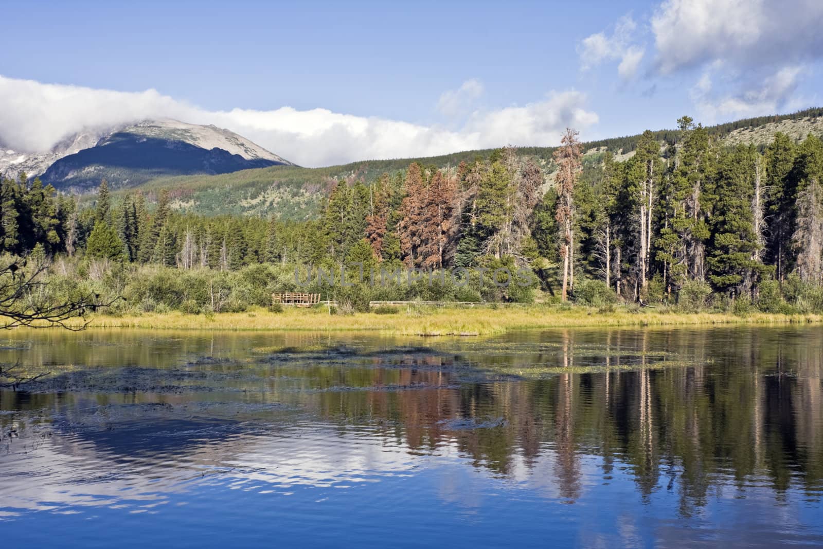 Lake in Rocky Mountain National Park by benkrut