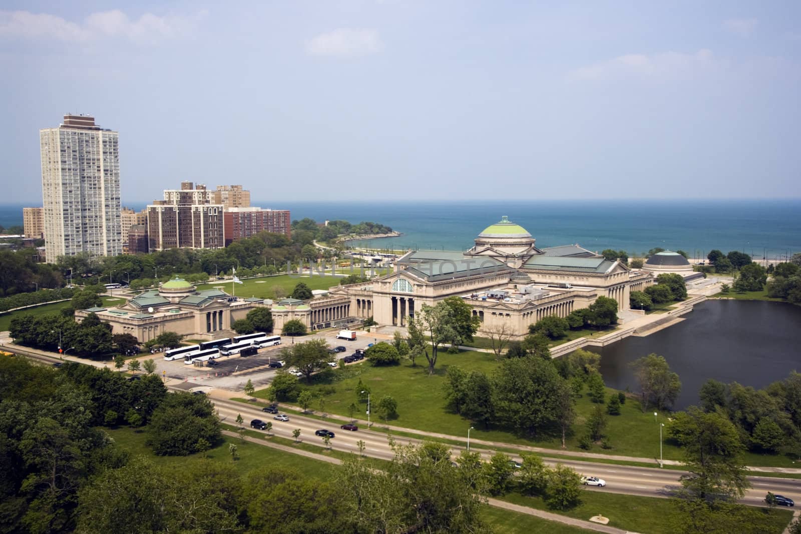 Lake front in Chicago - South Side.