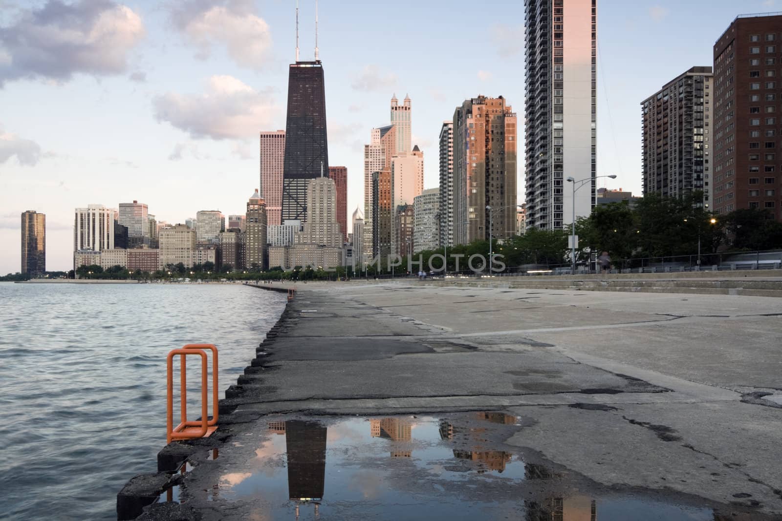 Amazing end of the day in Chicago, IL.