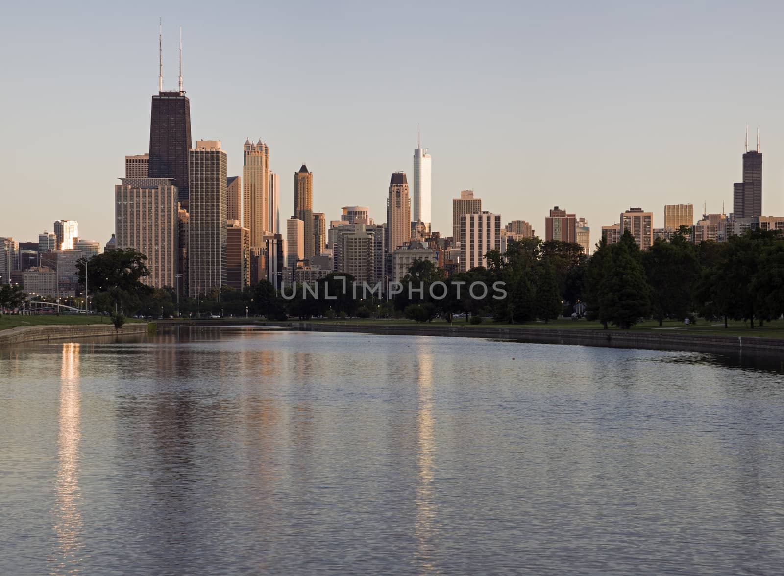 Summer day in Chicago, IL.