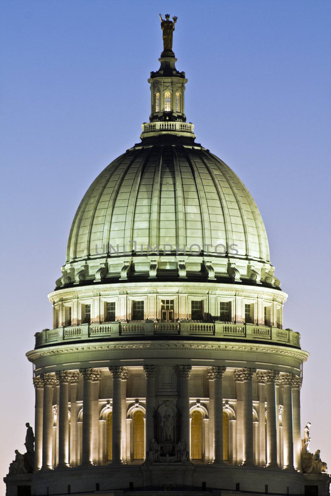 State Capitol of Wisconsin in Madison.