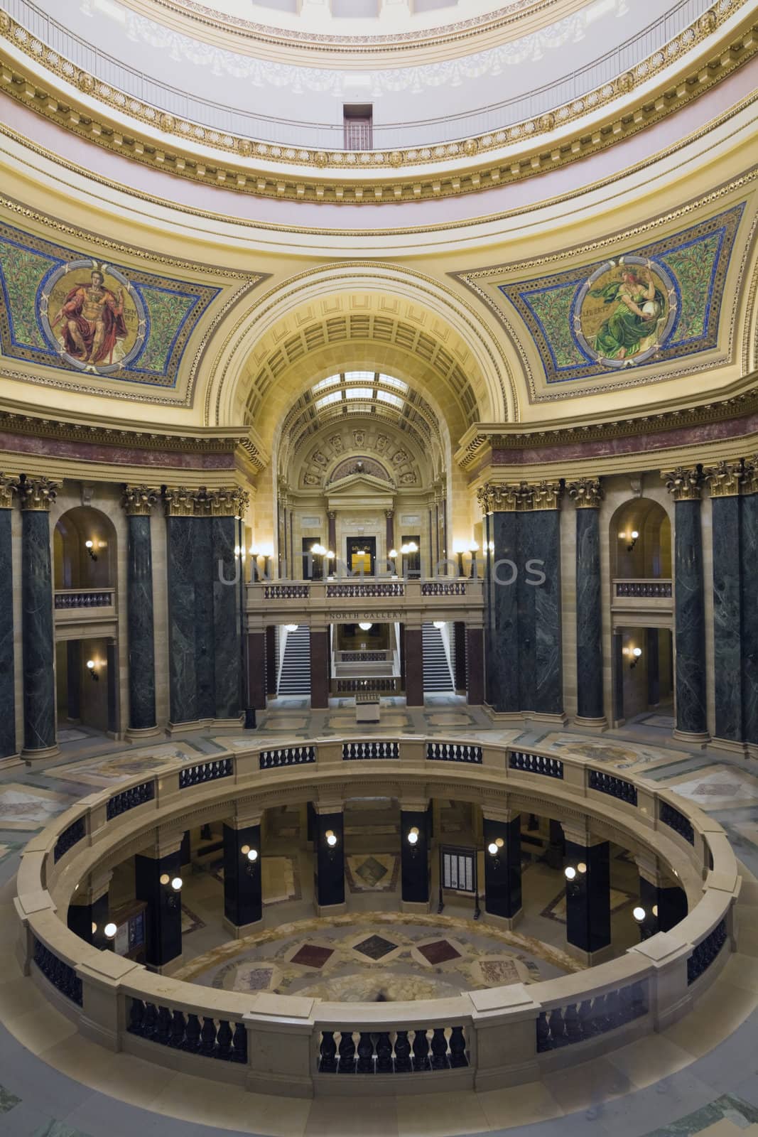 Interior of State Capitol by benkrut