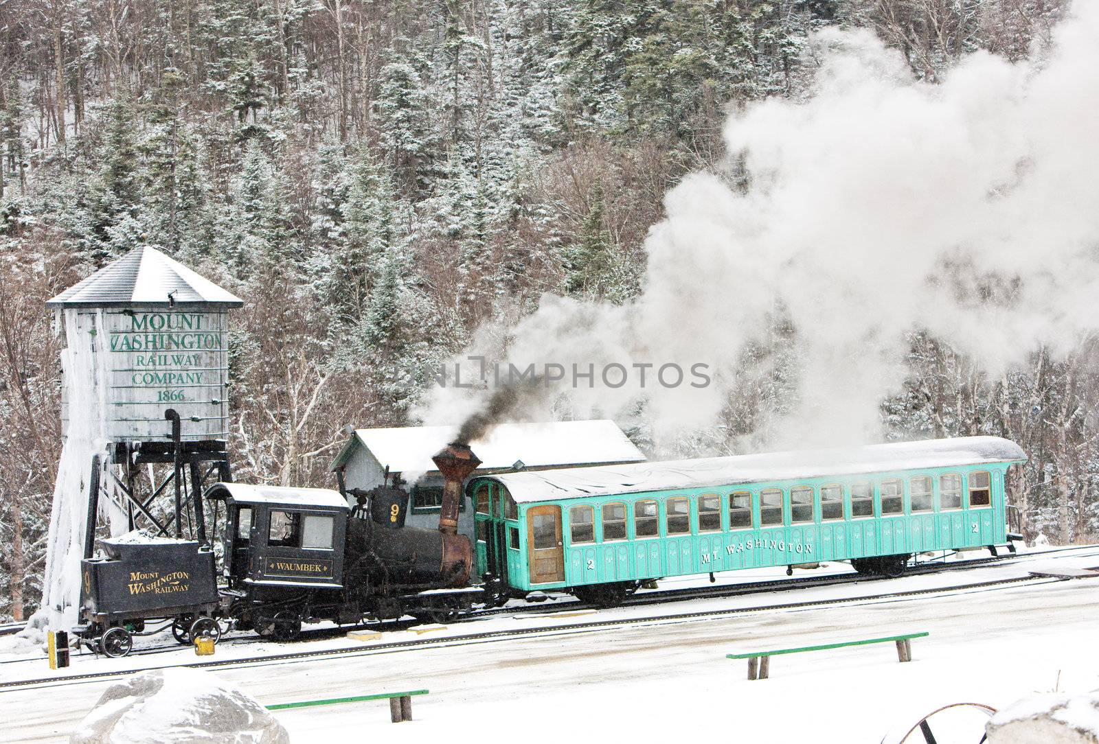 Mount Washington Cog Railway, Bretton Woods, New Hampshire, USA by phbcz