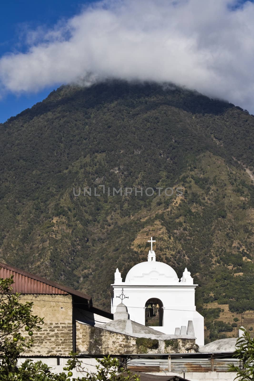 White Church in Santiago, Guatemala