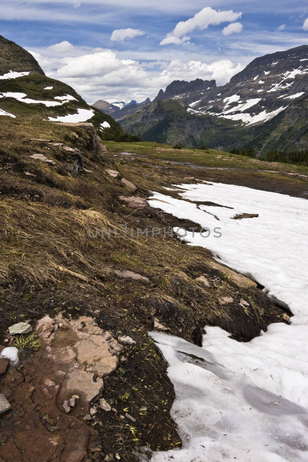 Glacier National Park vista by benkrut