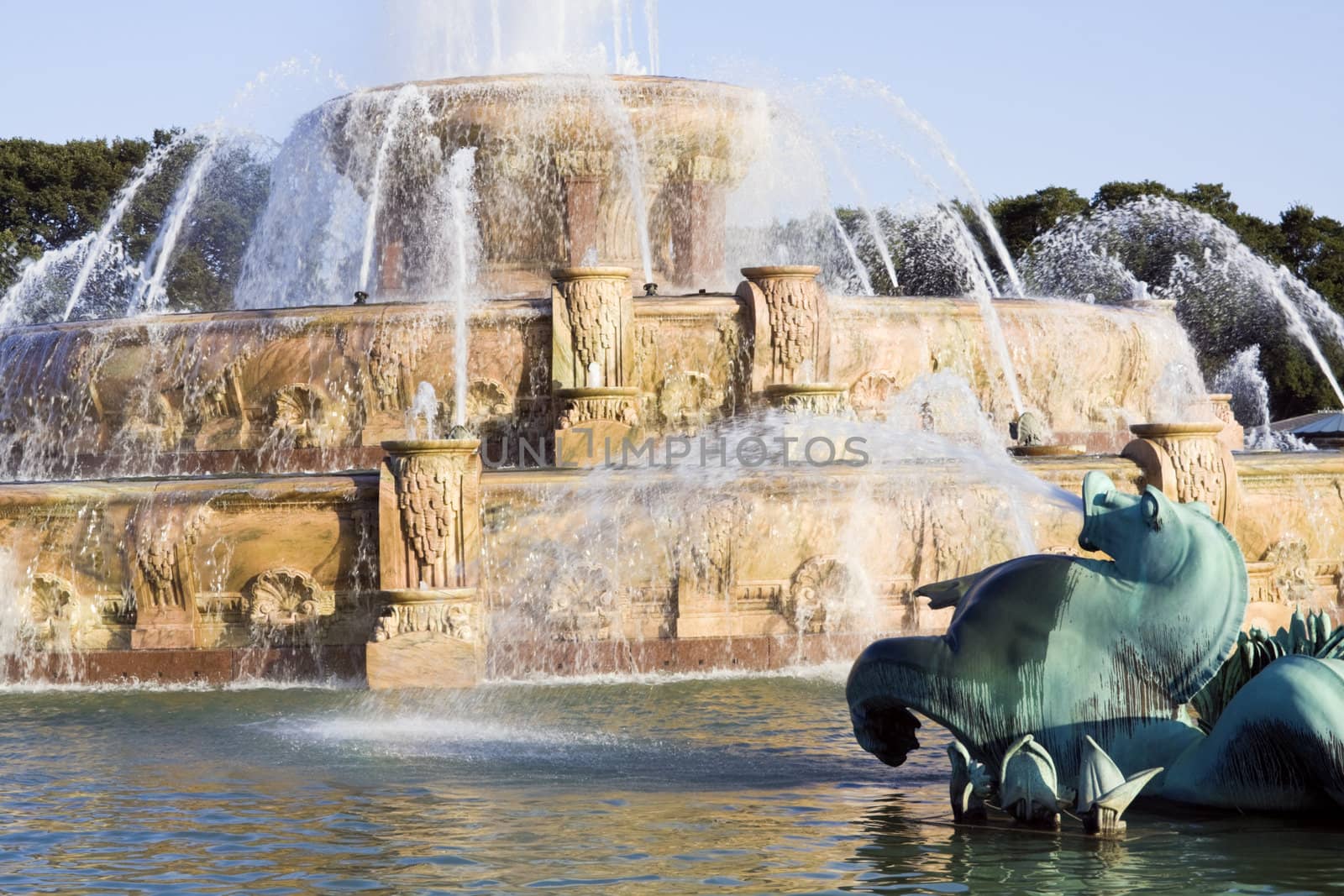 Renovated Buckingham Fountain in Chicago