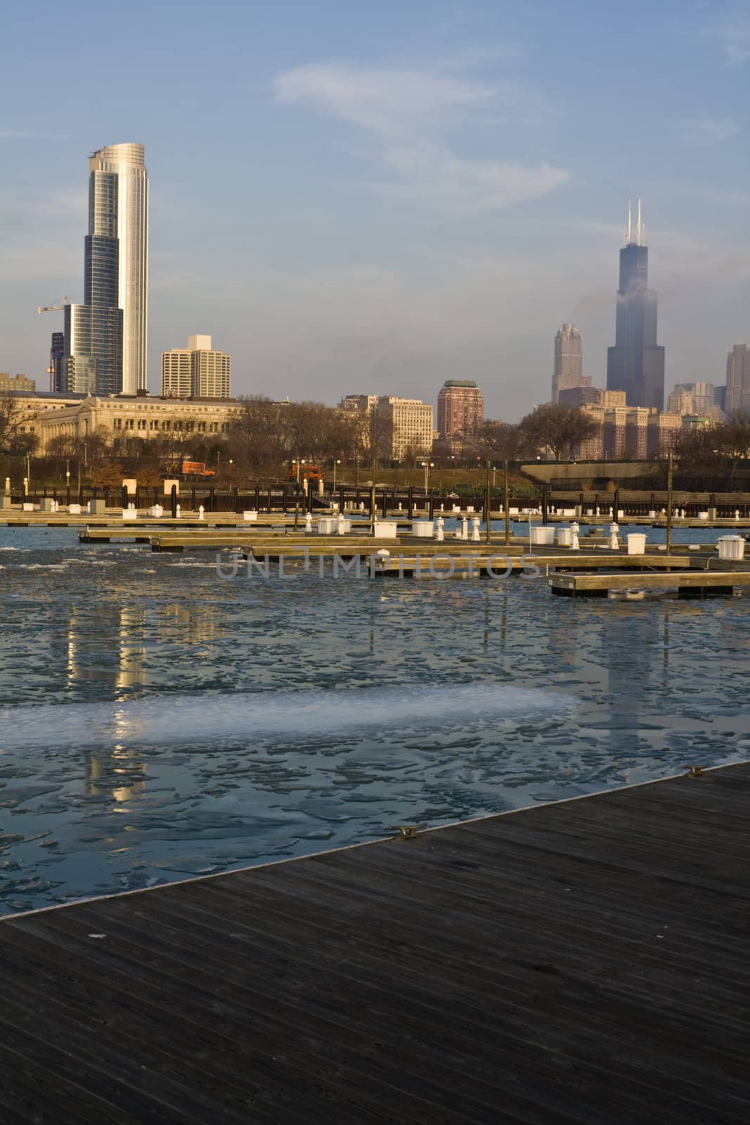 Winter morning in Chicago by benkrut
