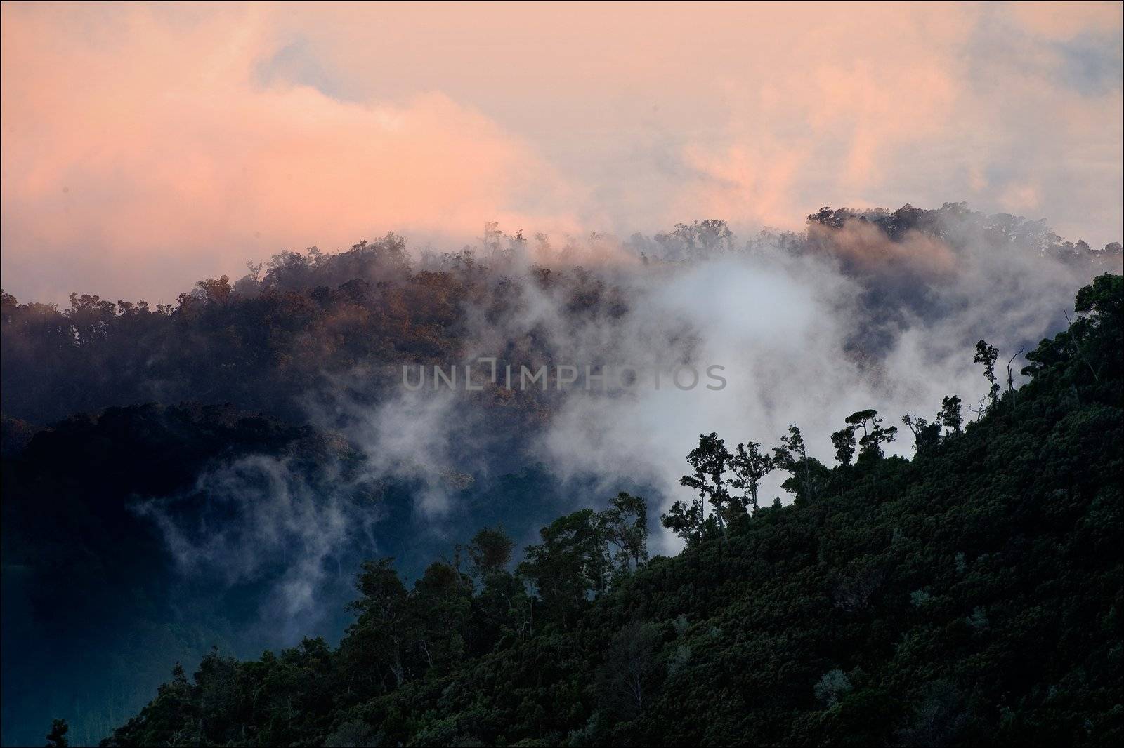 Mountains Costa Rica at a dawn. 3 by SURZ