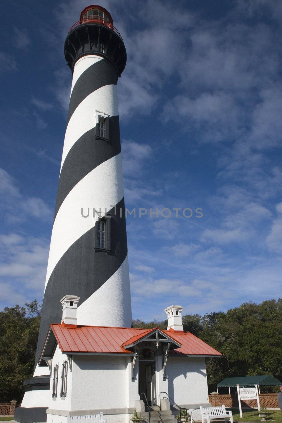 Lighthouse in St. Augustine, Florida.
