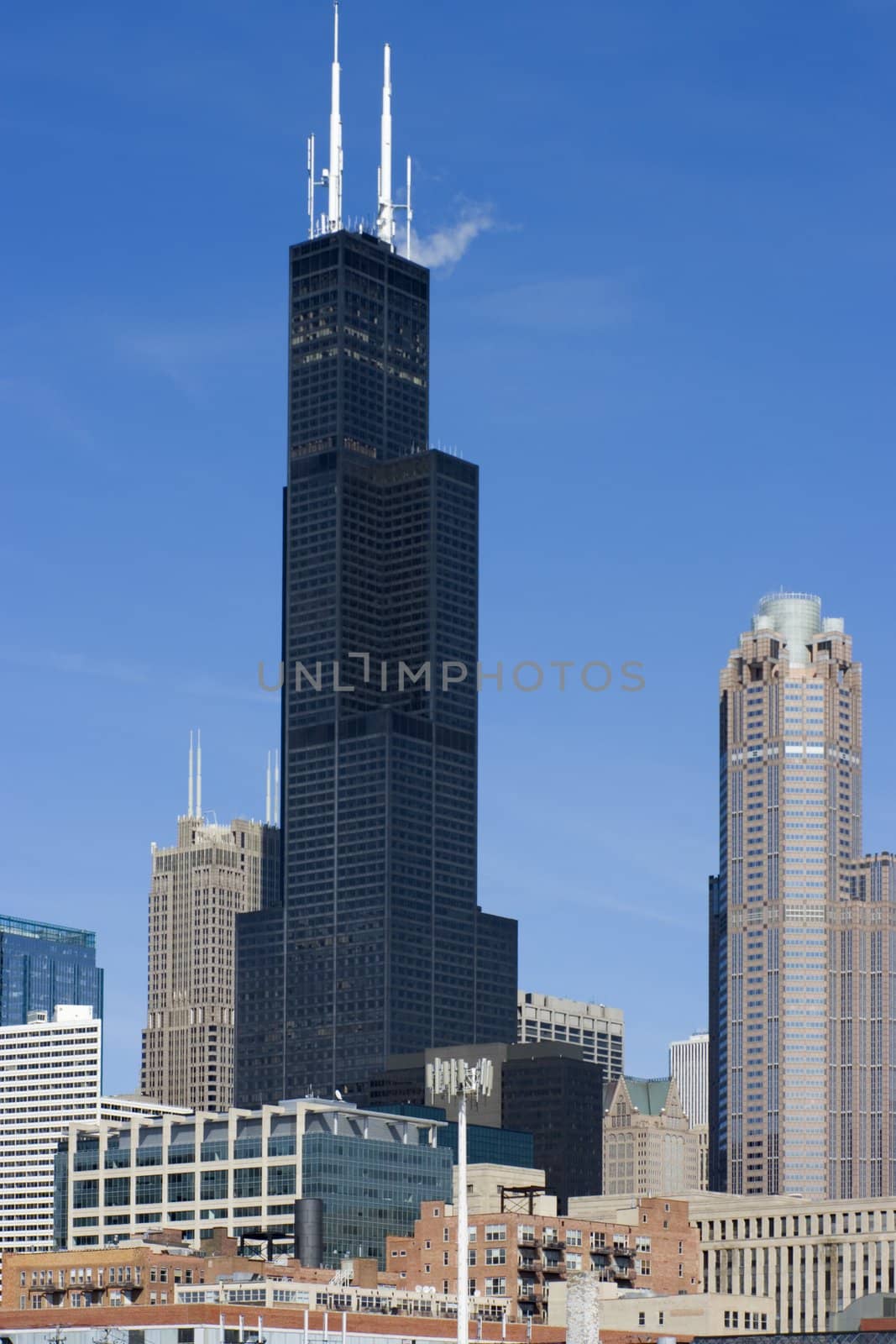 Skyscrapers in  Chicago, Il.